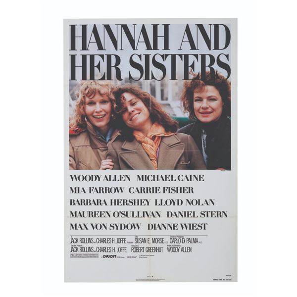 A Hannah and Her Sisters One-Sheet Poster.