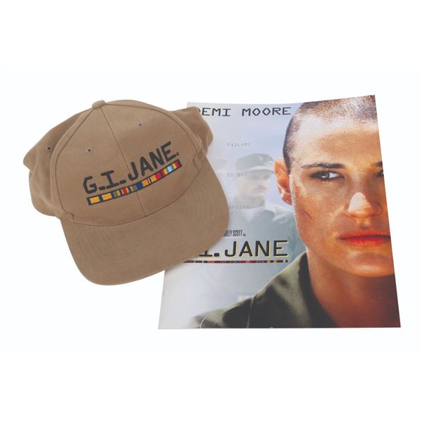 A G.I. Jane Hat & Press Kit.