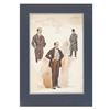 Image 1 : A Charlie Chaplin"Monsieur Verdoux" Costume Sketch.