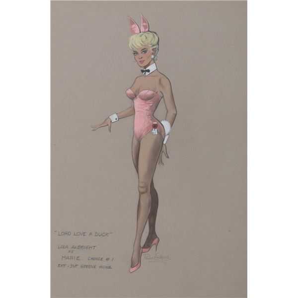 A Lord Love A Duck Bunny Girl Costume Concept.