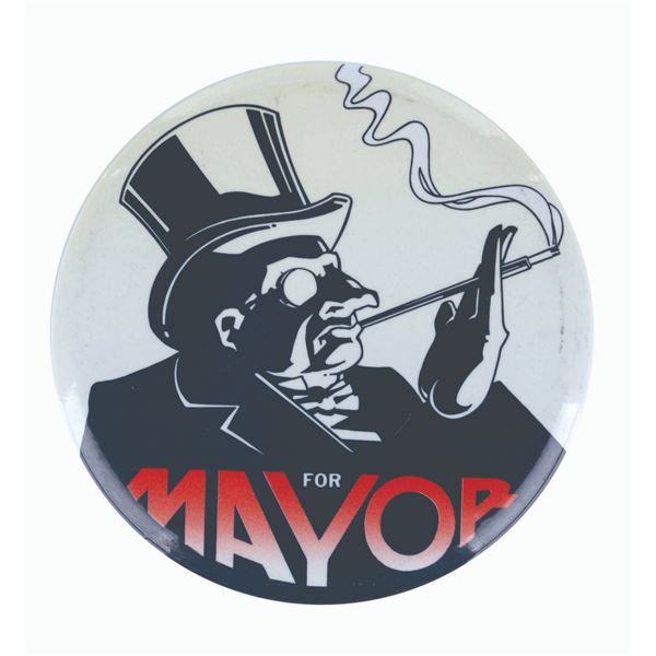 A Batman Returns "Cobblepot For Mayor" Button Prop.