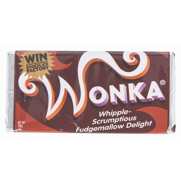 A Charlie and the Chocolate Factory Wonka Bar Prop.