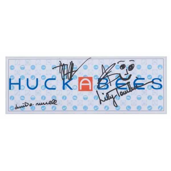 An I Heart Huckabees Multi-Signed Parking Pass.