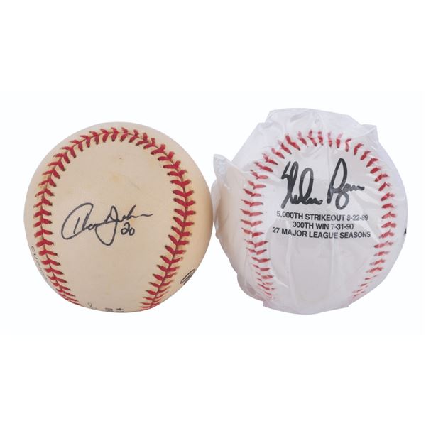 A Pair of Collectible Baseballs.