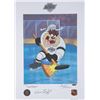Image 1 : A Wayne Gretsky Signed Taz Slapshot  Lithoserigraph.