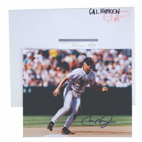 A Cal Ripken Signed Photo.