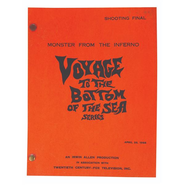 A Voyage to the Bottom of the Sea Series Script.