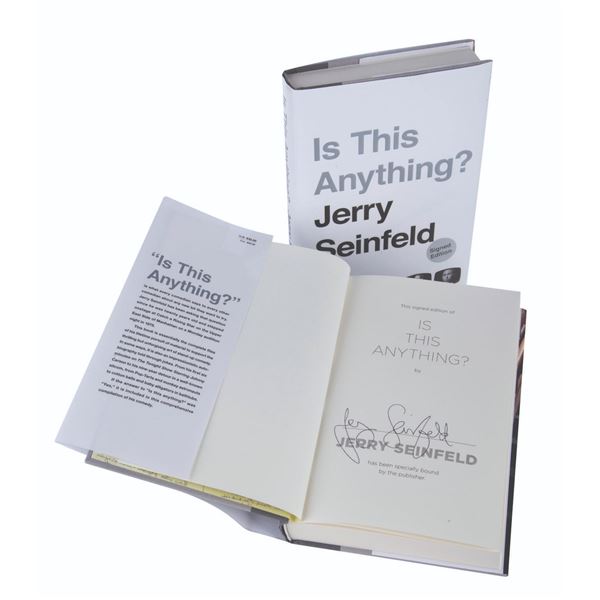 A Pair of Jerry Seinfeld Signed Books.