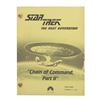 Image 4 : A Star Trek:TNG Script And Call Sheet