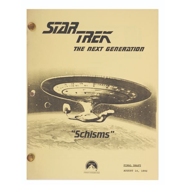 A Star Trek:TNG"Schisms" Final Draft Script.