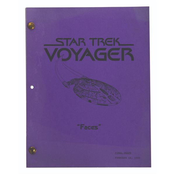 A Star Trek Voyager Faces  Final Draft Script.