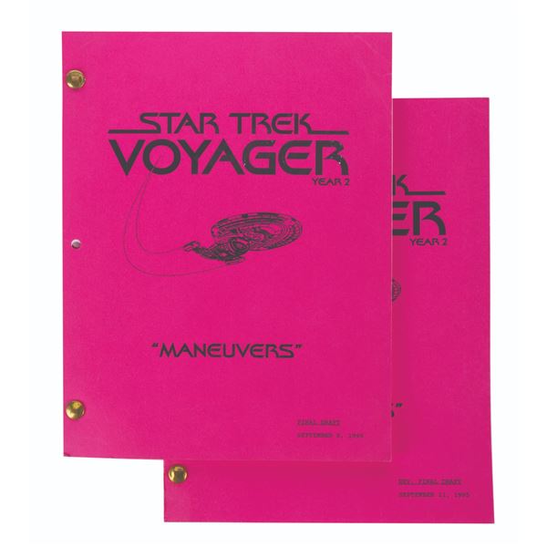 A Pair of Star Trek Voyager Maneuvers  Script Drafts.