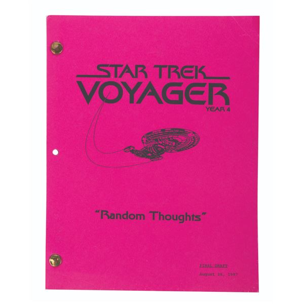 Star Trek Voyager"Random Thoughts" Final Draft Script.