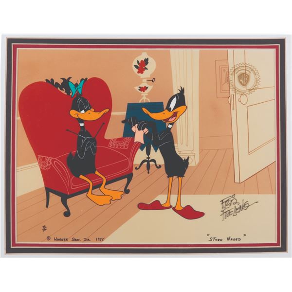 A  "Stork Naked" Signed Limited Edition Cel.