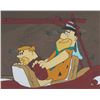 Image 2 : A Bill Hanna & Joe Barbera Signed Flintstones Cel.
