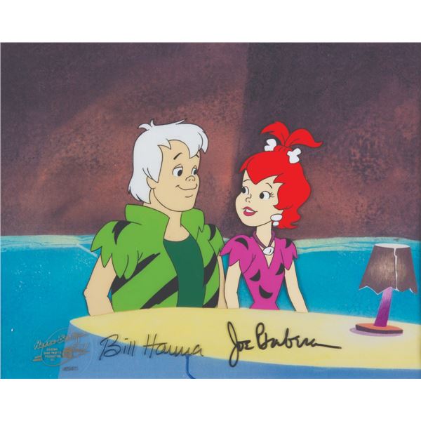 A Signed Production Cel of Pebbles & Bamm-Bamm.