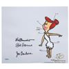 Image 1 : A Multi-Signed Limited Edition Cel of Wilma Flintstone.