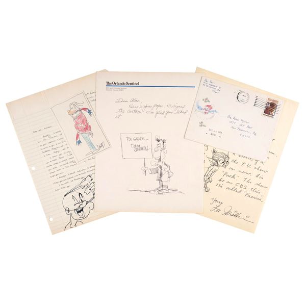A Collection of sketches from cartoonists.