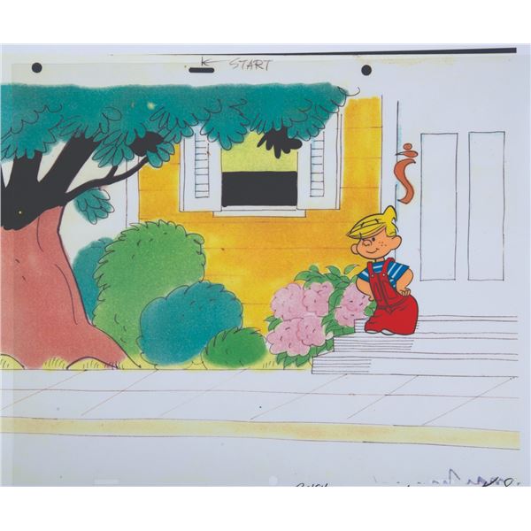 An Original Production Cel From Dennis the Menace.