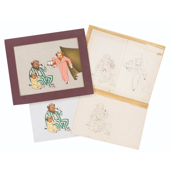 A Set of Borden's Commercial Cels & Drawings.