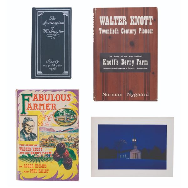 A Collection of Walter Knott Signed Literature.