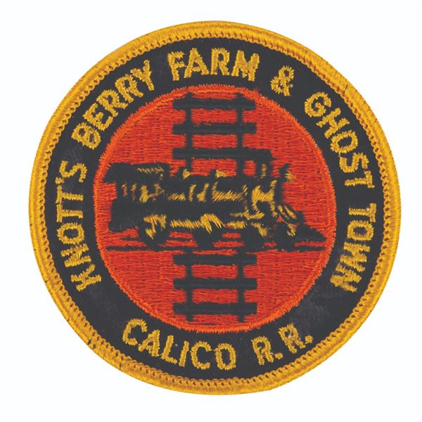 A Knott's Berry Farm and Ghost Town Calico R.R. Patch.