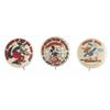 Image 1 : A Set of Disney Character Pinback Buttons.