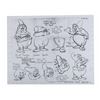 Image 10 : Adriana Caselotti Signed Snow White Model Sheets.