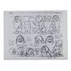 Image 2 : Adriana Caselotti Signed Snow White Model Sheets.