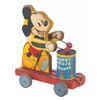 Image 1 : A Mickey Mouse Drummer Toy by Fisher-Price.