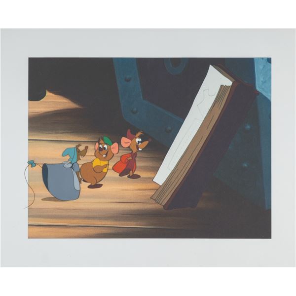 Production Cels of Sewing Mice from Cinderella. 