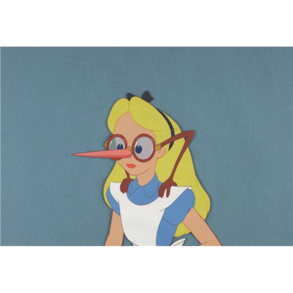 A Production Cel of Alice From Alice In Wonderland. 