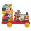 Image 1 : A Mickey Mouse Choo Choo Toy by Fisher-Price.