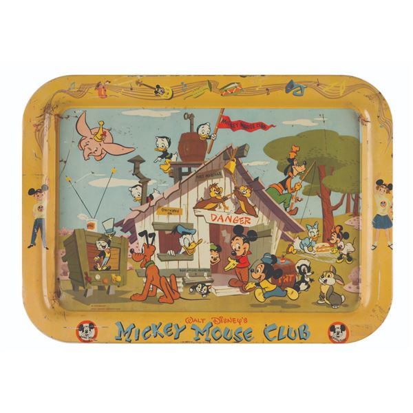 A Mickey Mouse Club Television Tray.