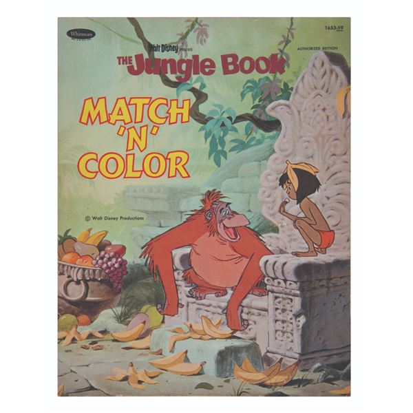 The Jungle Book Match 'N' Color Book.