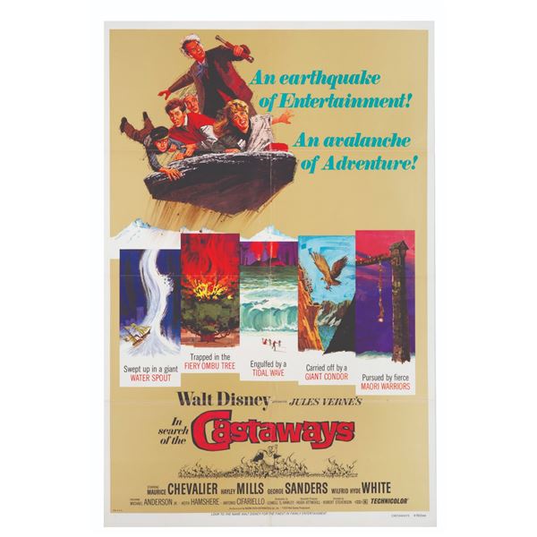 In Search of the Castaways Reissue One-Sheet Poster.