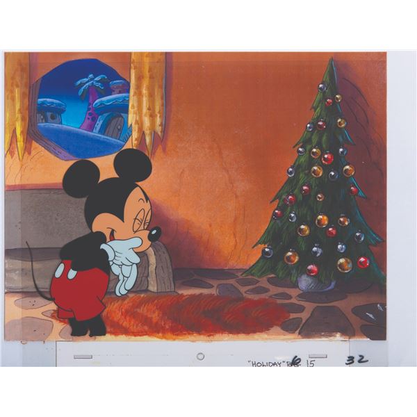 An Original Production Cel of Mickey Mouse.