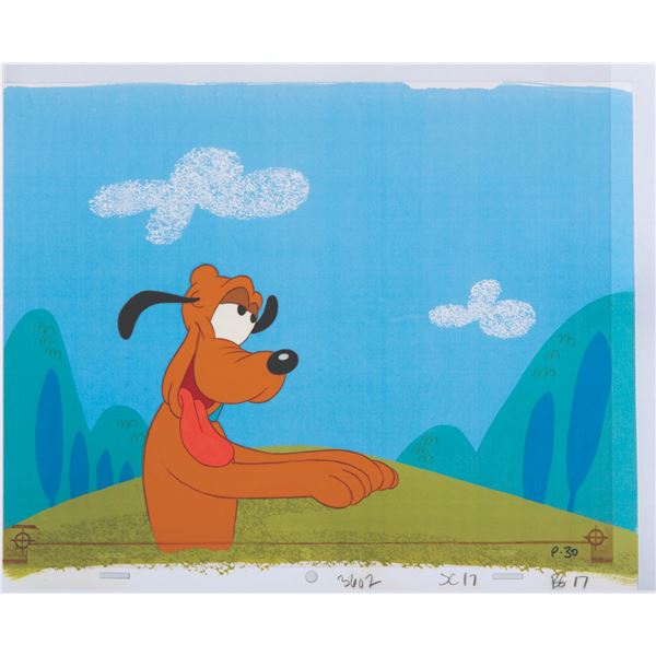 An Original Production Cel of Pluto.