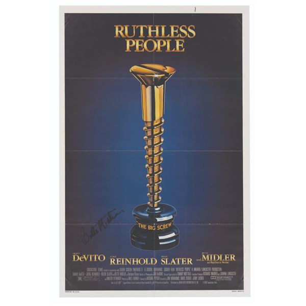 A"Ruthless People" Signed Poster.