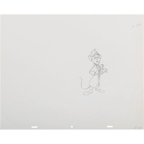 A Production Drawing from"The Great Mouse Detective."