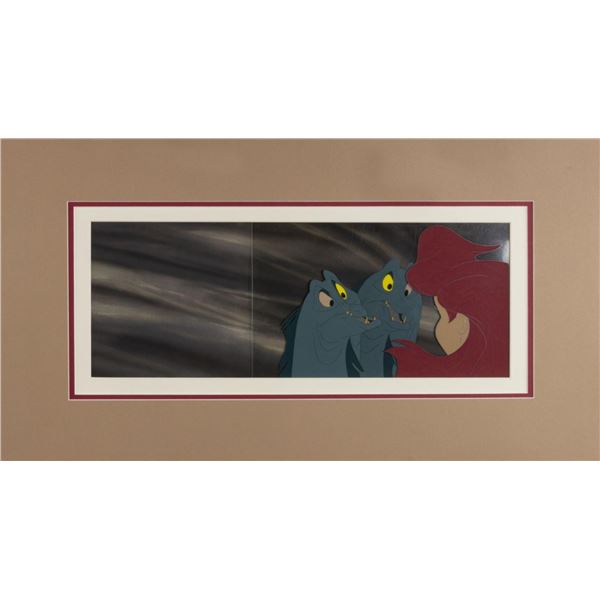 A  Cel And Background From"The Little Mermaid."