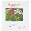 Image 2 : A Triple Signed Before the Animation Begins Book.