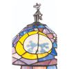 Image 6 : A Mickey And Minnie Stained Glass Lamp.