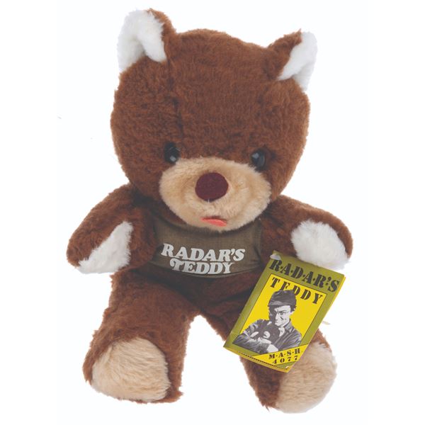 (20th Century Fox/Allando, 1983) A Radar's Teddy collectible bear, released to benefit the Paralyzed