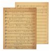 Image 1 : Frank Churchill "Bambi" Hand-Written Music.