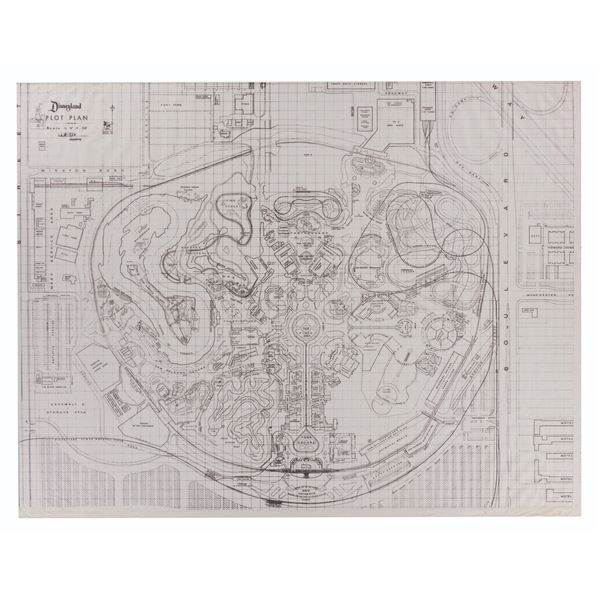 A 1960s Disneyland Plot Plan.