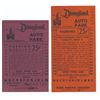 Image 2 : A Collection of Disneyland Parking Receipts & Tickets.