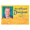 Image 1 : A Walt Disney Signed Guide to Disneyland.