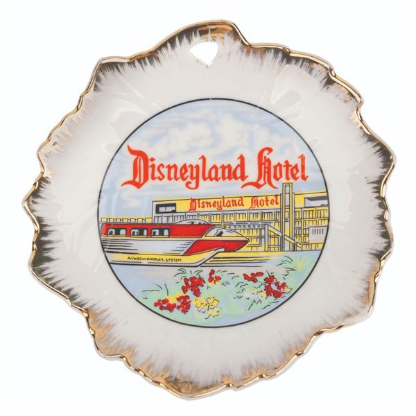 A Disneyland Hotel Souvenir Leaf Dish.