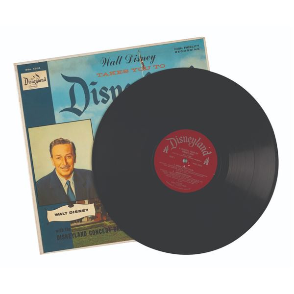 A "Walt Disney Takes You to Disneyland" Record.